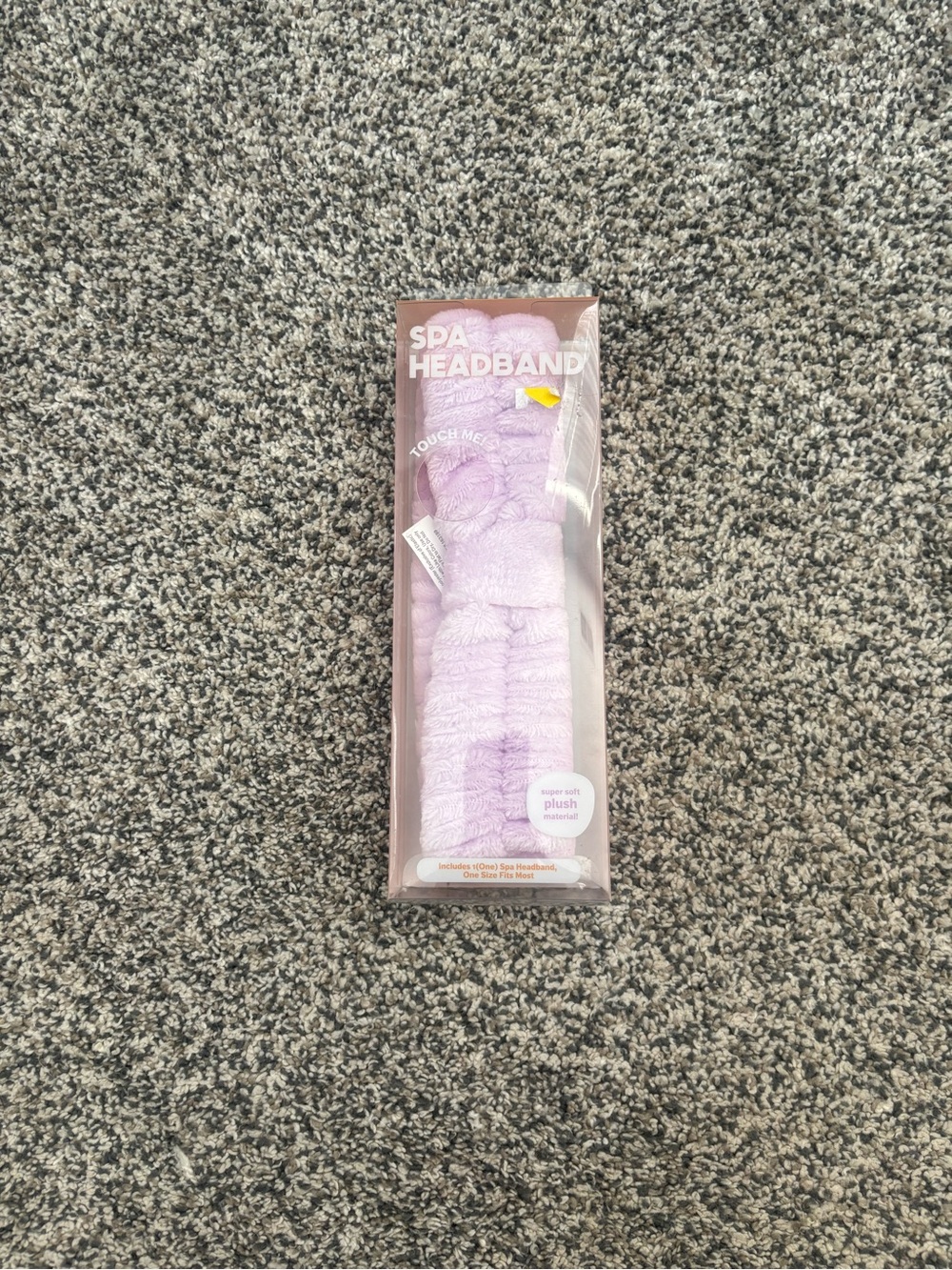 Plush Spa Headband - Light Lavender